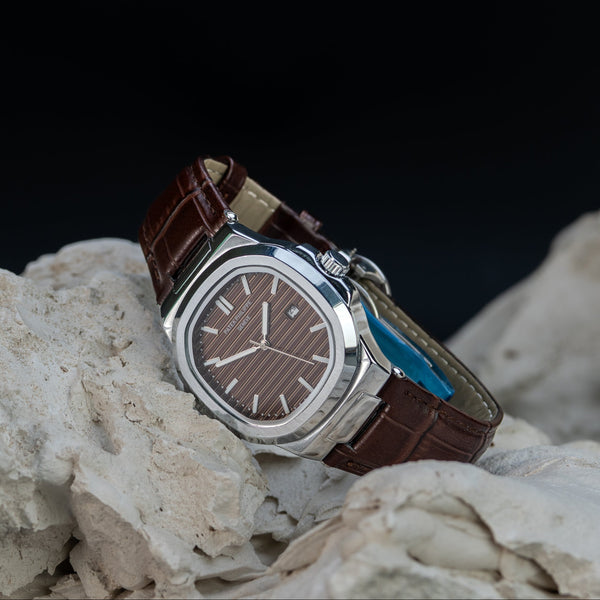 Patek Philipe Leather Strap (Brown)