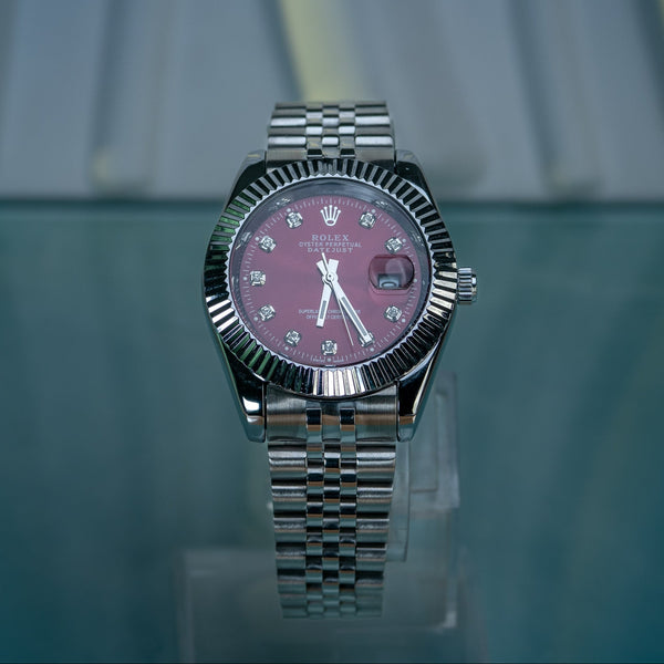 Rlx-DateJust Mens Watch-Red Dial