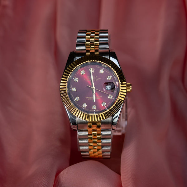 Rlx-DateJust Mens Watch-Red Dial