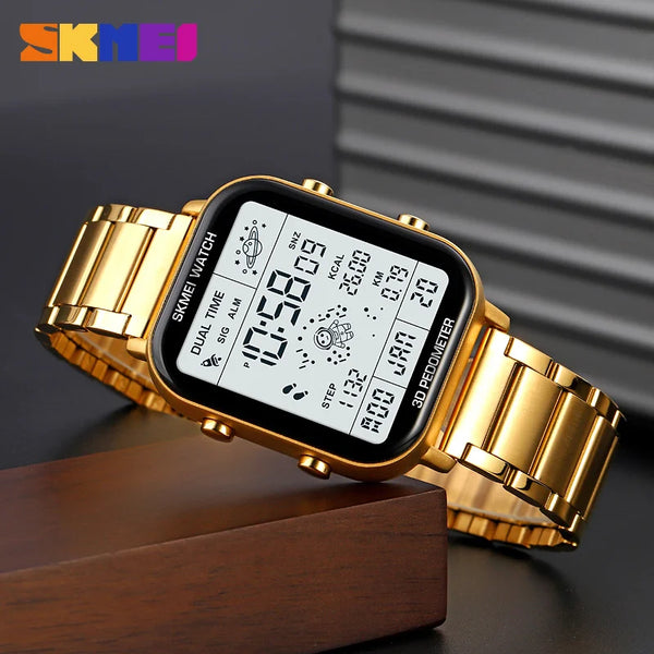 Skmei–1888–Golden Multi-purpose